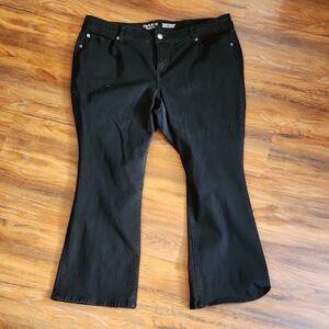 Torrid Black Slim Bootcut Jeans, 20Short